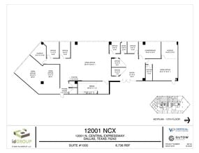 12001 N Central Expy, Dallas, TX à louer Plan d’étage- Image 1 de 1