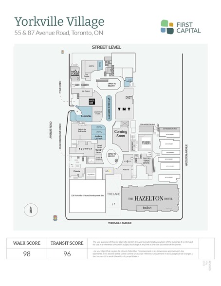 55 Avenue Rd, Toronto, ON for lease - Site Plan - Image 2 of 15