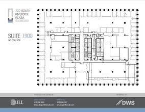222 S Riverside Plz, Chicago, IL for lease Floor Plan- Image 1 of 2