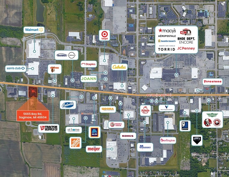 5665 Bay Rd, Saginaw, MI for sale - Building Photo - Image 3 of 4