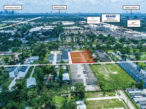 417 Thornton Rd, Houston, TX - Aérien Vue de la carte