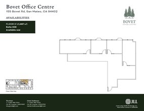 155 Bovet Rd, San Mateo, CA for lease Floor Plan- Image 1 of 1