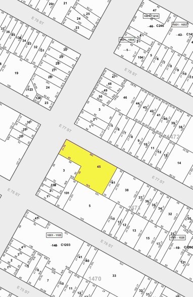 400-412 E 77th St, New York, NY à louer - Plan cadastral - Image 2 de 9