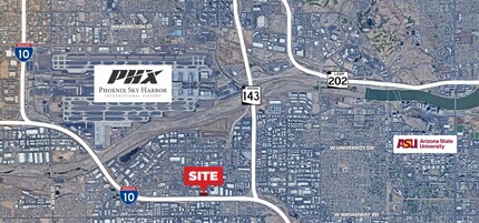 4221 E Raymond St, Phoenix, AZ - Aérien  Vue de la carte