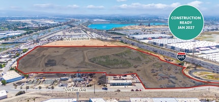 13620 Live Oak Ln, Irwindale, CA - Aérien Vue de la carte