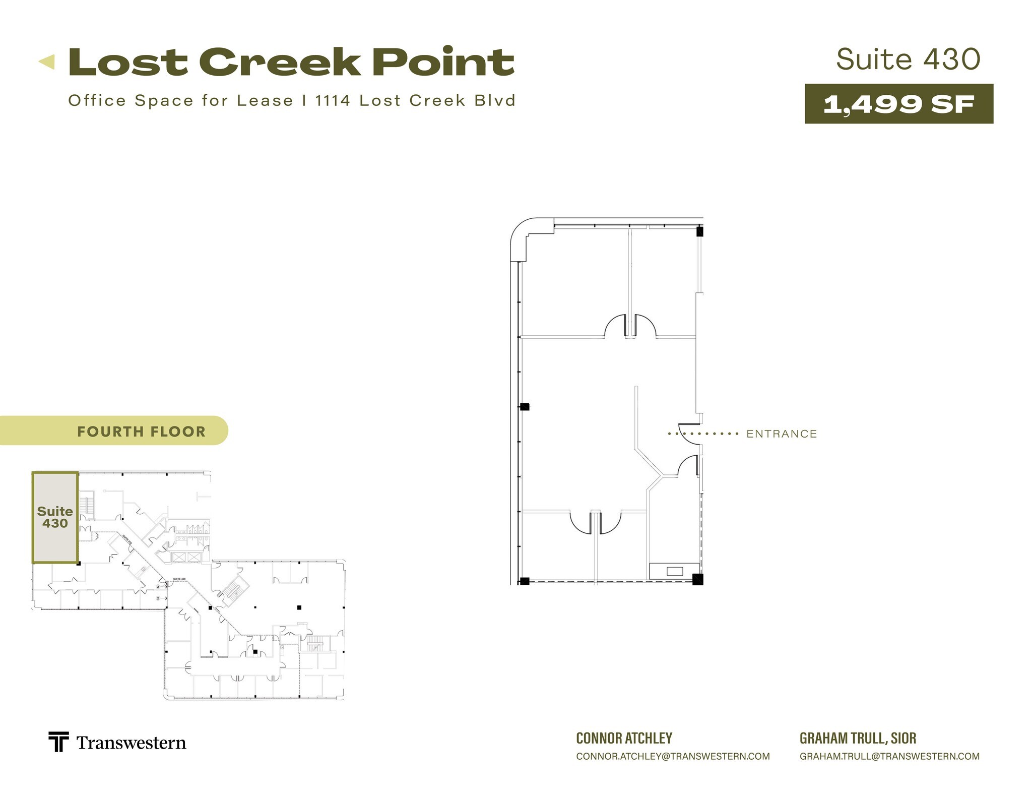 1114 Lost Creek Blvd, Austin, TX à louer Plan de site- Image 1 de 1