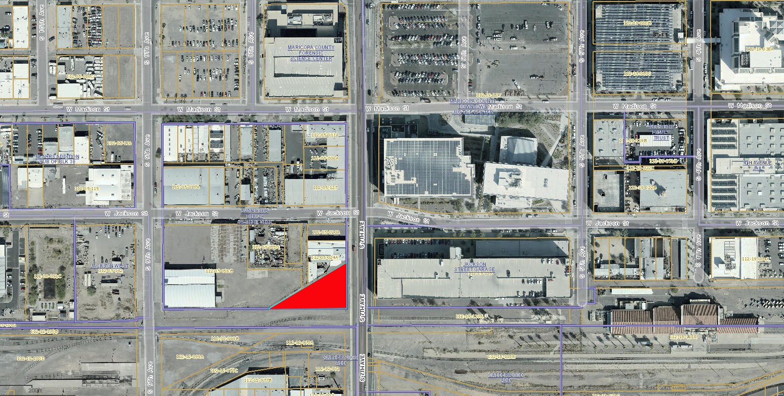 314 S 7th Ave, Phoenix, AZ for lease Plat Map- Image 1 of 2