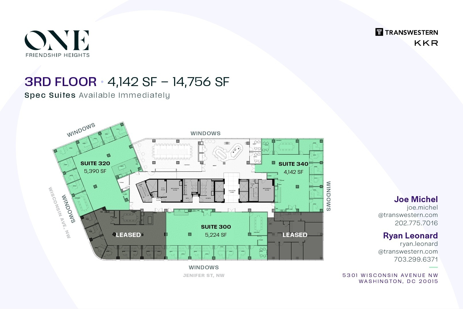 5301 Wisconsin Ave NW, Washington, DC à louer Plan d’étage- Image 1 de 1