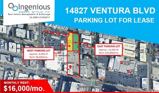 Plus de détails pour 14827 Ventura Blvd, Sherman Oaks, CA - Terrain à louer