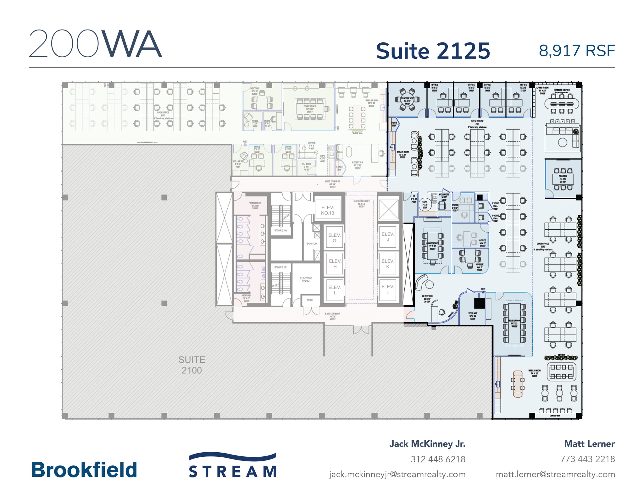 200 W Adams St, Chicago, IL for lease Floor Plan- Image 1 of 2