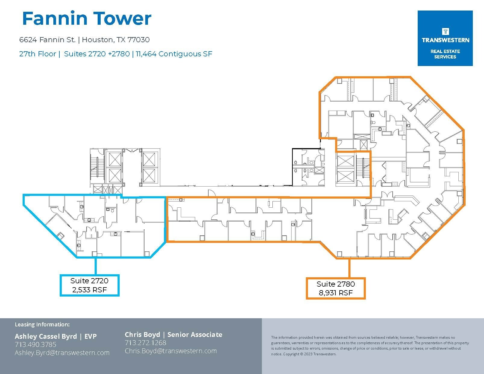 6624 Fannin St, Houston, TX à louer Plan d’étage- Image 1 de 1