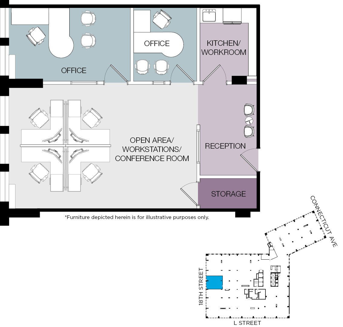 1120 Connecticut Ave NW, Washington, DC for lease Floor Plan- Image 1 of 1