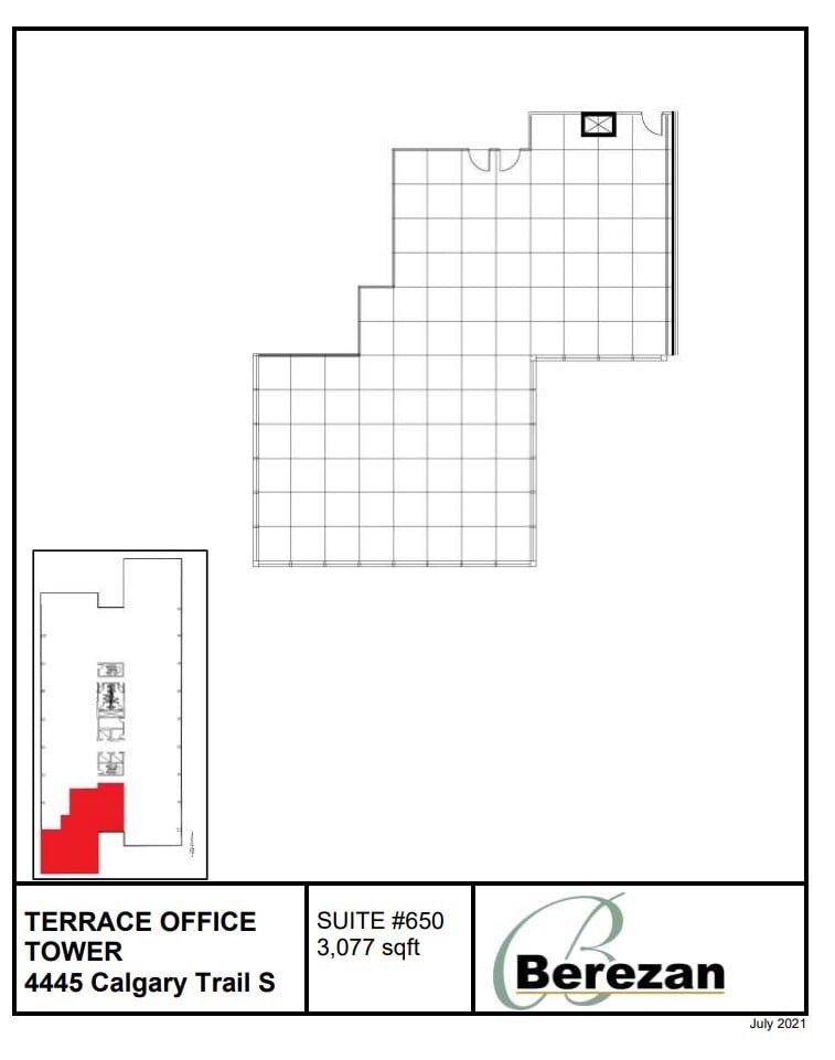 4445 Calgary Trl, Edmonton, AB for lease Floor Plan- Image 1 of 1
