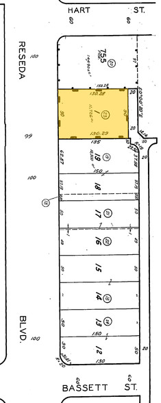 6944 Reseda Blvd, Reseda, CA à vendre - Plan cadastral - Image 1 de 1