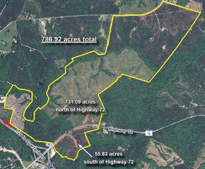 I-26, Clinton, SC for sale - Aerial - Image 1 of 4