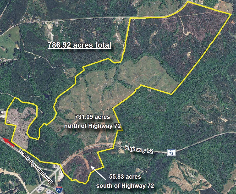 I-26, Clinton, SC for sale Aerial- Image 1 of 5