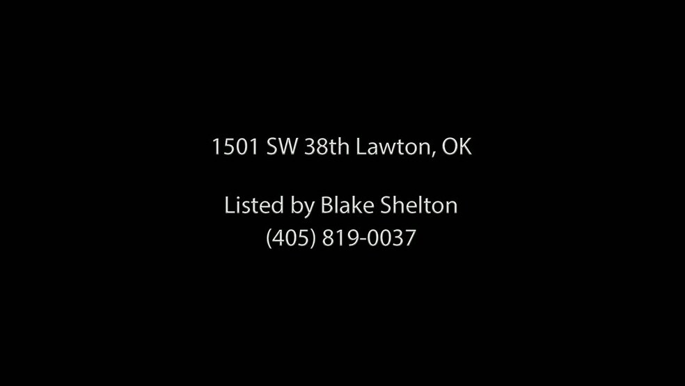 1501 SW 38th St, Lawton, OK à vendre - Vidéo sur l’inscription commerciale - Image 2 de 10