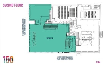 150 N State St, Chicago, IL for lease Floor Plan- Image 1 of 1