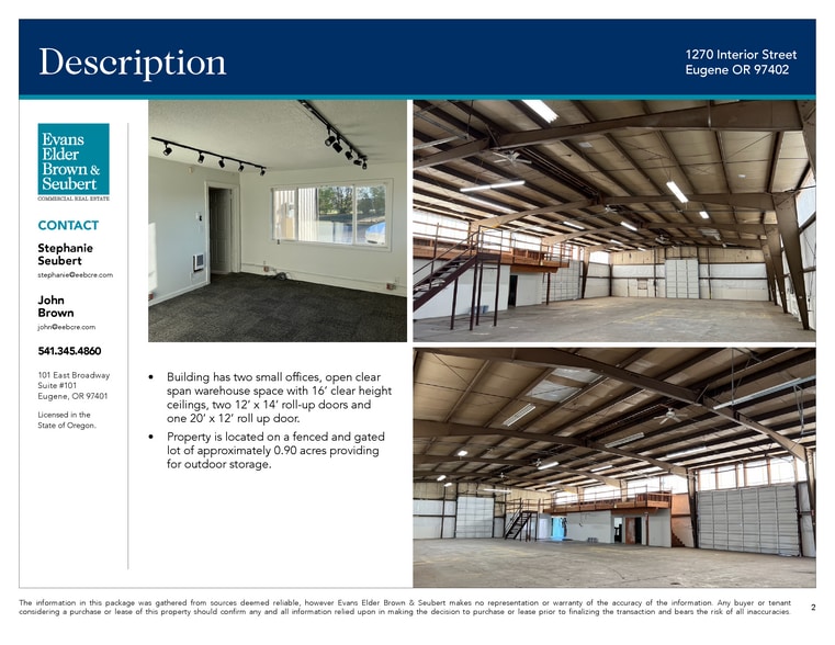 1270 Interior St, Eugene, OR for lease - Building Photo - Image 3 of 10