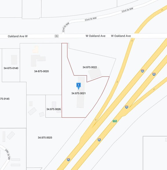 3303 W Oakland Ave, Austin, MN à vendre - Plan cadastral - Image 2 de 2