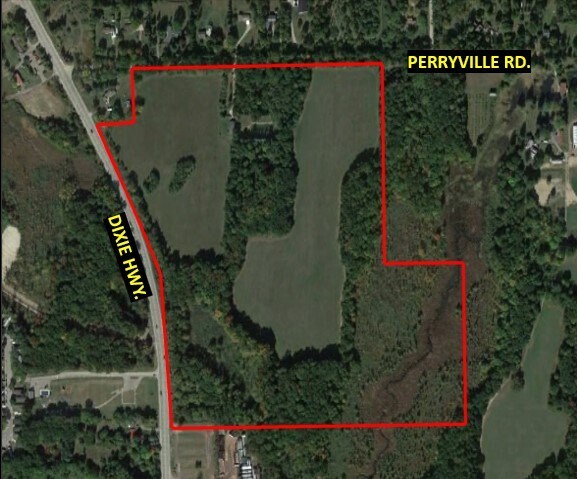 7220 Perryville Hwy, Holly, MI for sale Aerial- Image 1 of 2