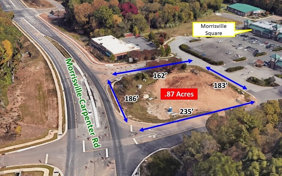 100 Morrisville Square Way, Morrisville, NC for lease - Aerial - Image 3 of 9