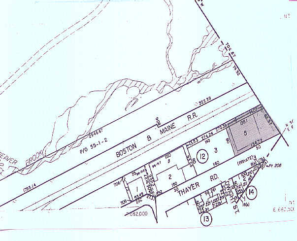 50 Thayer Rd, Waltham, MA for lease - Plat Map - Image 2 of 3