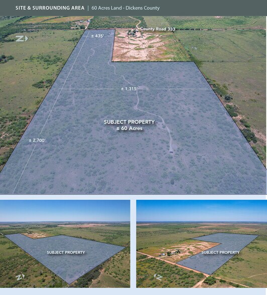 CR 333, Spur, TX à vendre - Aérien - Image 2 de 4