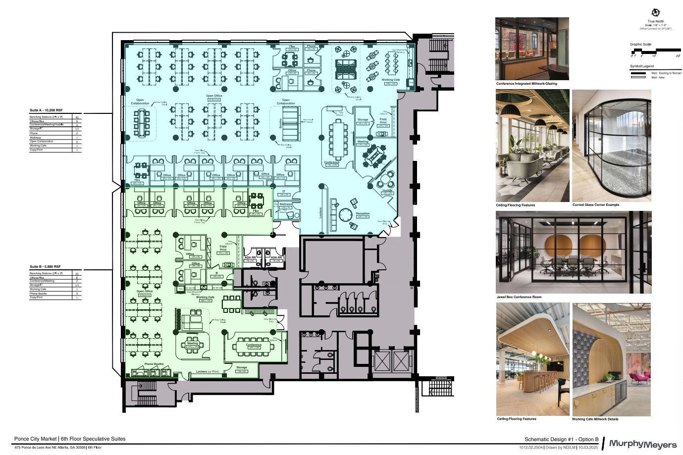 675 Ponce de Leon Ave NE, Atlanta, GA à louer Plan d’étage- Image 1 de 1