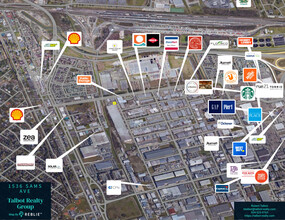 1536 Sams Ave, New Orleans, LA - aerial  map view