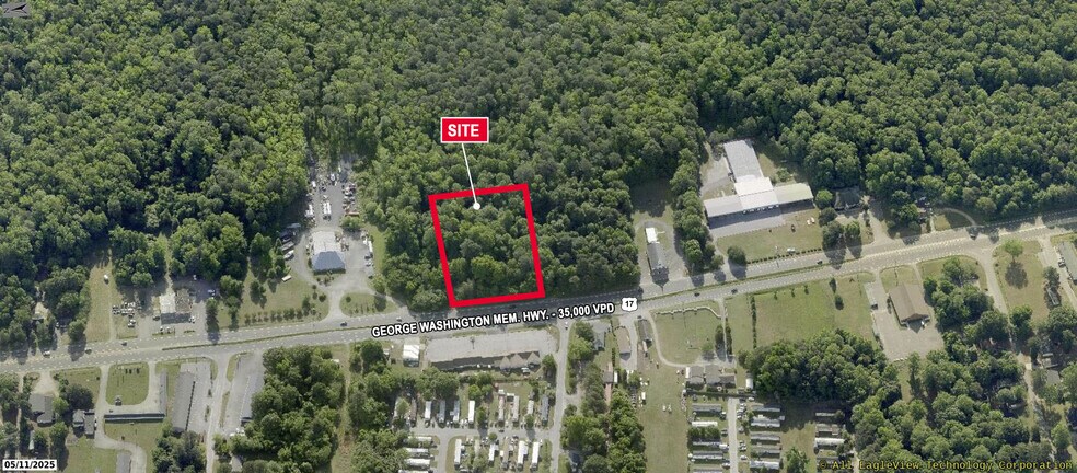 3565 George Washington Memorial hwy, Hayes, VA for sale - Aerial - Image 1 of 1