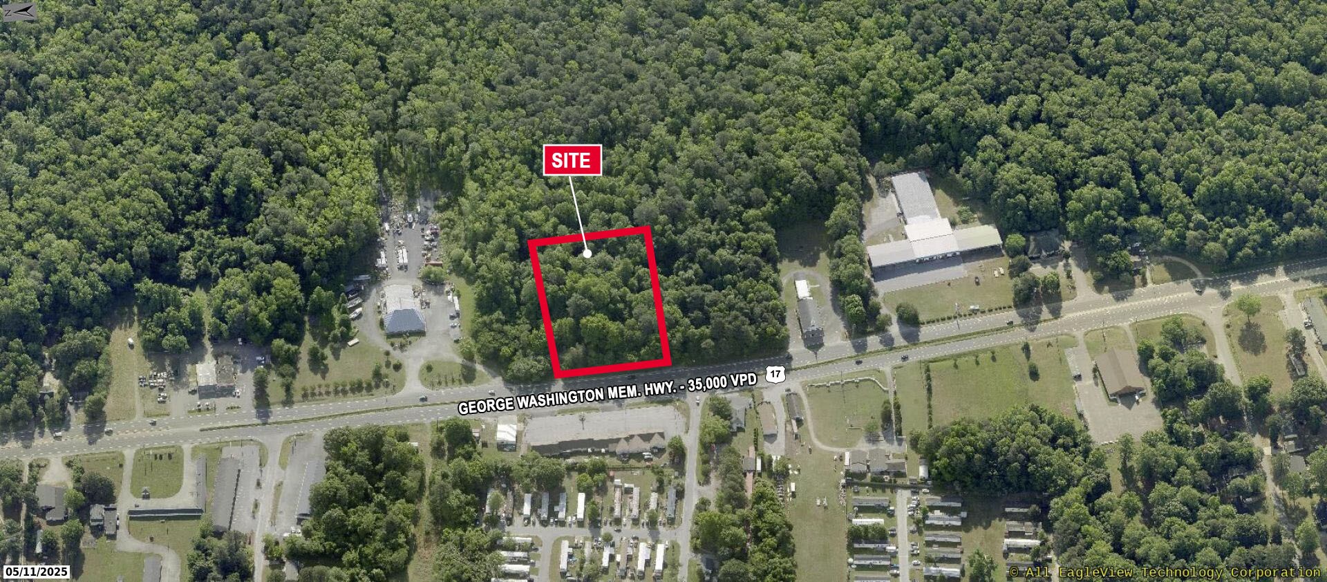 3565 George Washington Memorial hwy, Hayes, VA à vendre Aérien- Image 1 de 2