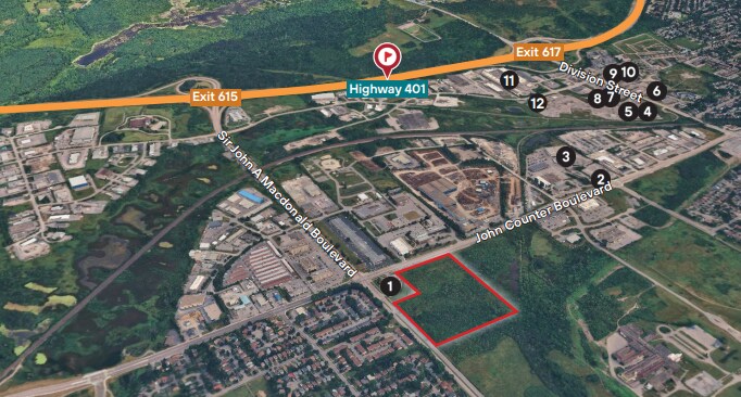 897 Sir John A Macdonald Blvd, Kingston, ON à louer - Aérien - Image 2 de 2