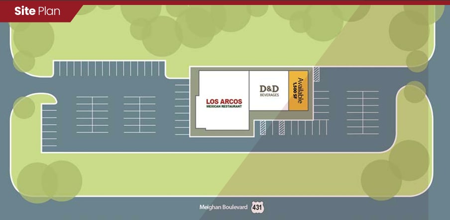 410 W Meighan Blvd, Gadsden, AL for lease Site Plan- Image 1 of 1