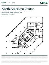 5650 Yonge St, Toronto, ON for lease Floor Plan- Image 1 of 1