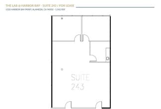 1310-1430 Harbor Bay Pky, Alameda, CA à louer Plan d’étage- Image 1 de 1