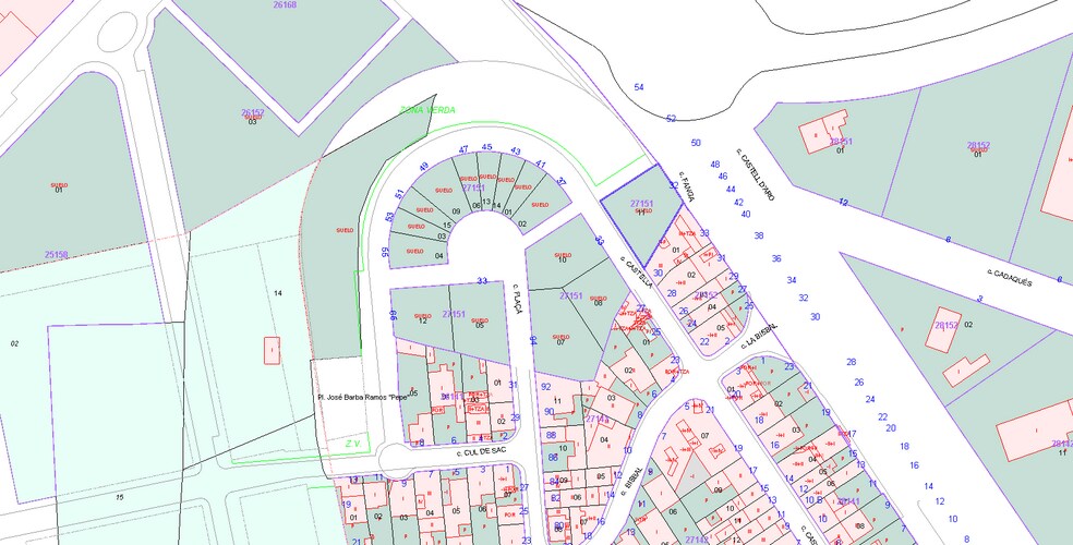 Terrain dans Palafrugell, Gerona à vendre - Plan de site - Image 2 de 2
