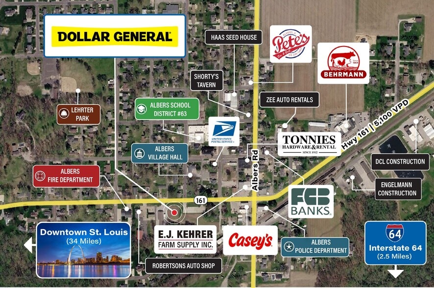 302 State Rte 161, Albers, IL for sale - Building Photo - Image 2 of 2