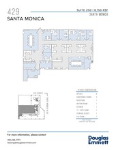 429 Santa Monica Blvd, Santa Monica, CA à louer Plan d  tage- Image 1 de 1