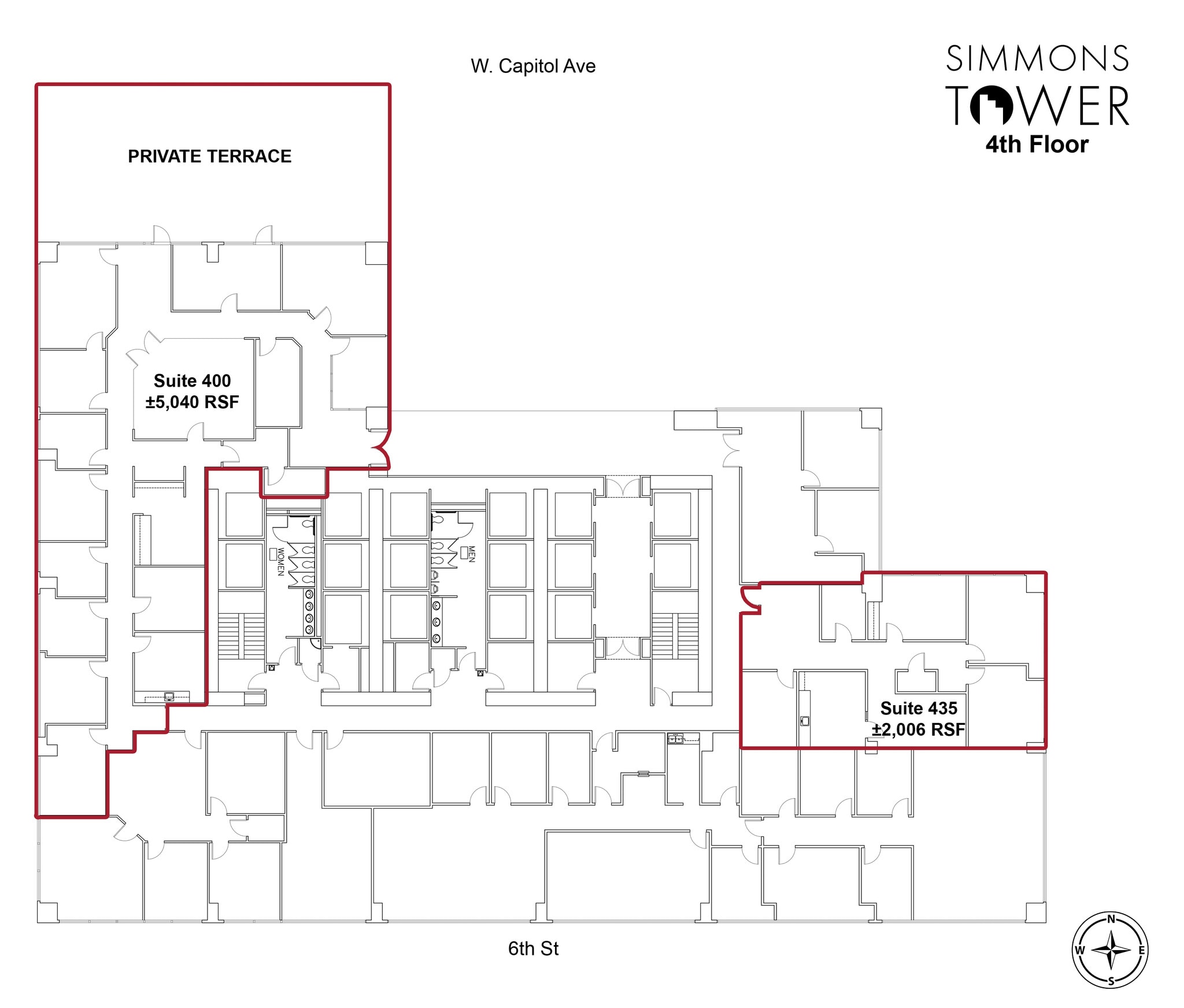 425 W Capitol Ave, Little Rock, AR for lease Floor Plan- Image 1 of 3