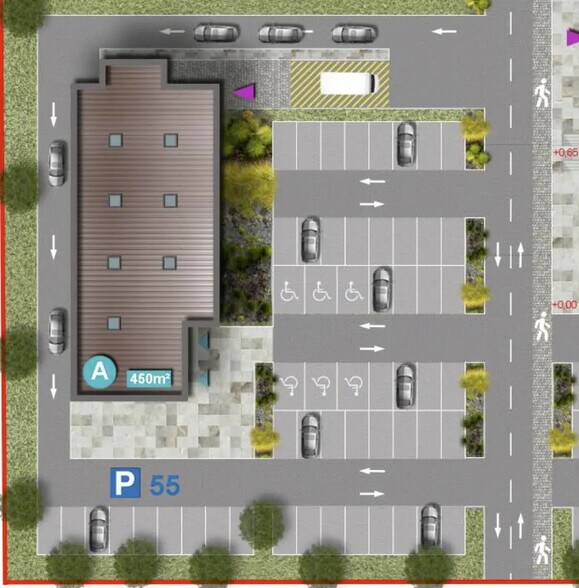 Retail in Provins for lease - Site Plan - Image 3 of 3