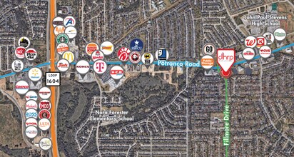 Fillmore Dr, San Antonio, TX - AÉRIEN Vue de la carte - Image1