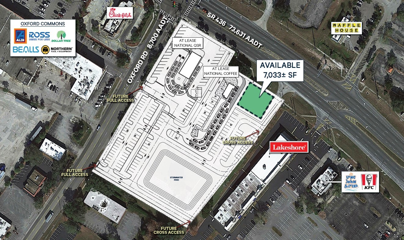 205 SR 436, Casselberry, FL for lease Aerial- Image 1 of 2