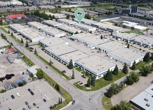 1480 28th St NE, Calgary, AB - AERIAL  map view