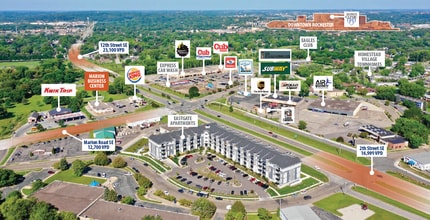 1217 Marion Rd SE, Rochester, MN - Aerial map view