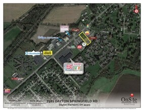 7571-7581 Dayton Rd, Enon, OH - AERIAL  map view - Image1