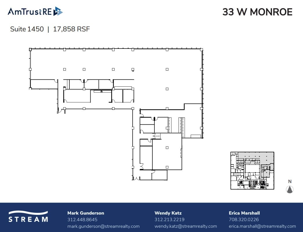 33 W Monroe St, Chicago, IL for lease Floor Plan- Image 1 of 1