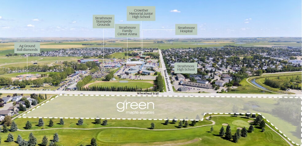 60 Wheatland Trl, Strathmore, AB à vendre - Photo du bâtiment - Image 3 de 3