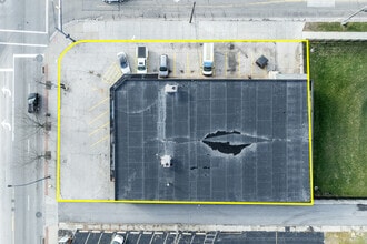 315-319 E Market St, Akron, OH - Aerial  map view