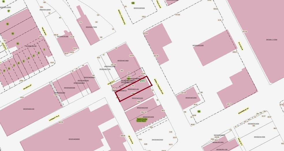 175 Rosa L Parks Blvd, Nashville, TN à louer - Plan cadastral - Image 2 de 5